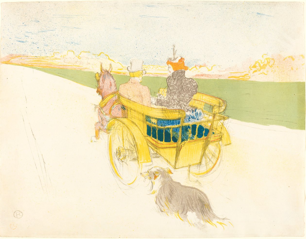 Partie de campagne - Henri de Toulouse-Lautrec