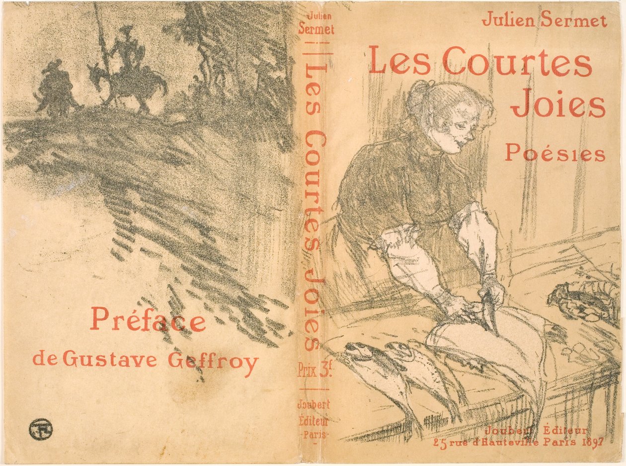 Couverture pour Les Courtes Joies - Henri de Toulouse Lautrec