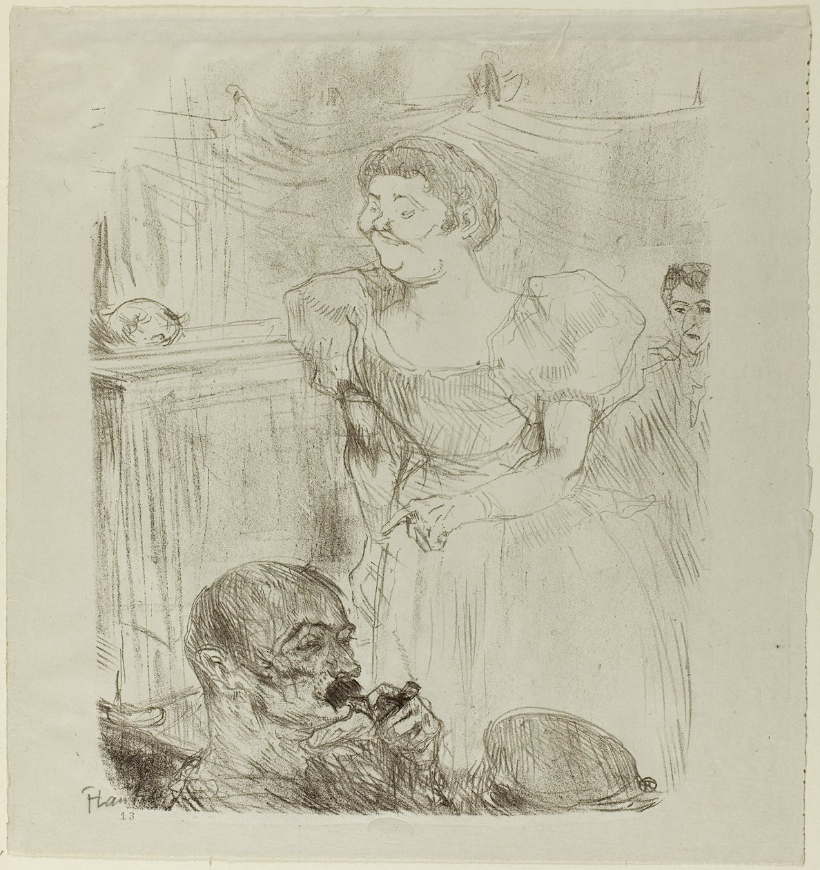 Di ti Fellow, chanteur anglais dans un café-concert - Henri de Toulouse Lautrec