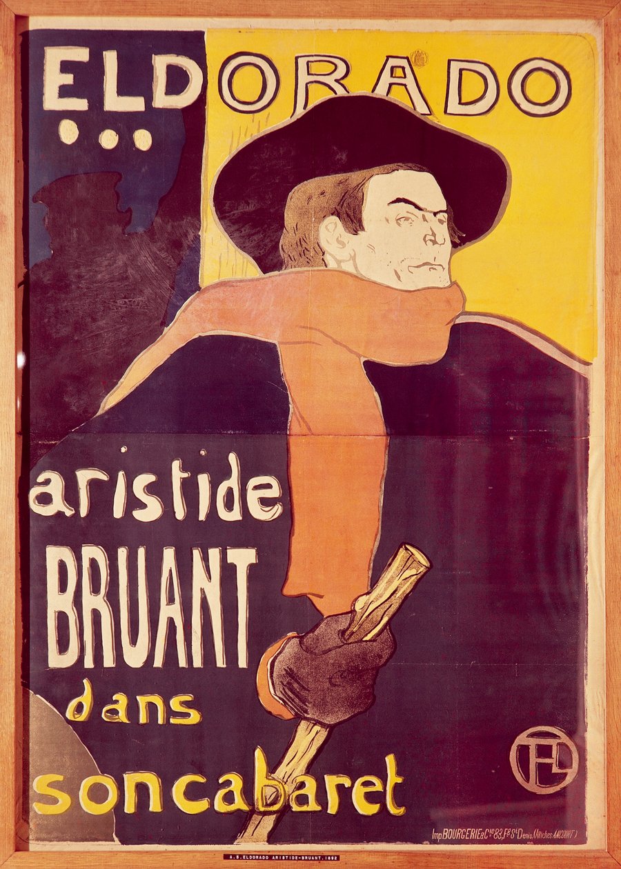Eldorado, Aristide Bruant dans son cabaret - Henri de Toulouse Lautrec