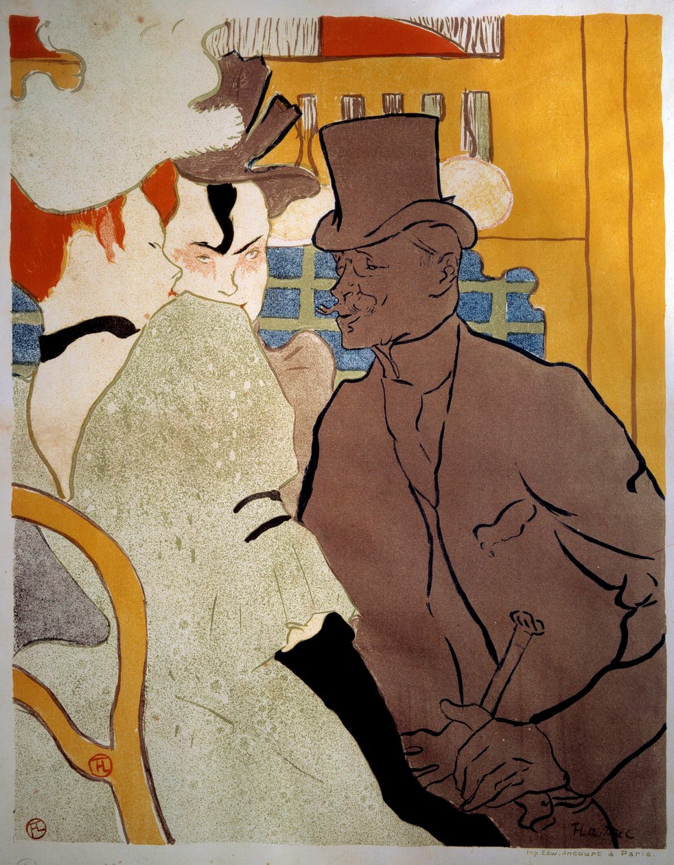 Au Moulin Rouge - Henri de Toulouse Lautrec