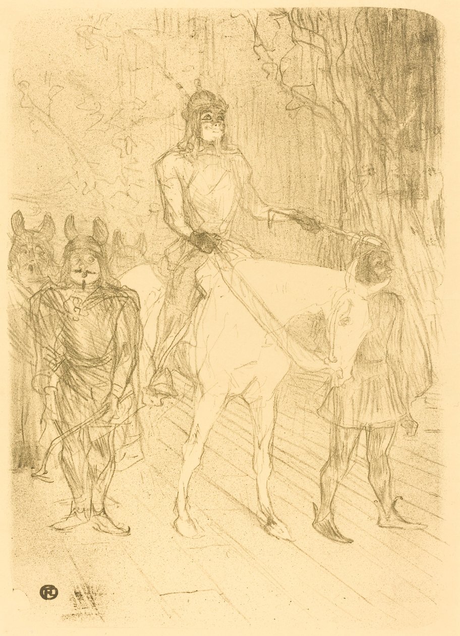 Entrée de Brasseur dans "Chilpéric" - Henri de Toulouse Lautrec
