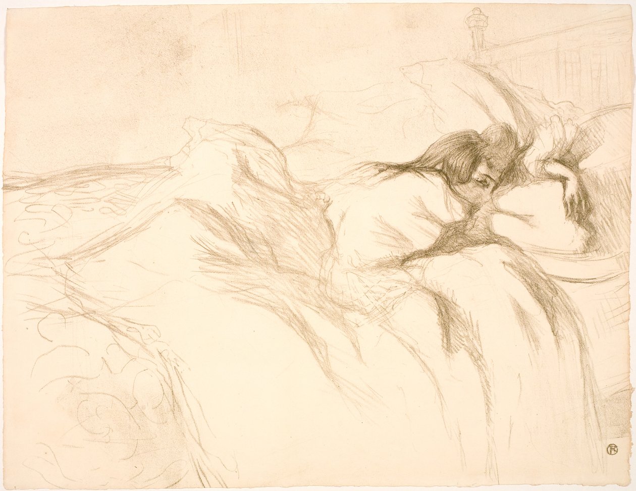 Femme couchée, réveil - Henri de Toulouse Lautrec