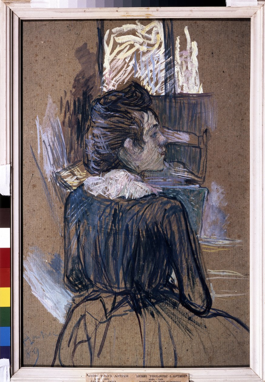 Femme à la fenêtre - Henri de Toulouse Lautrec