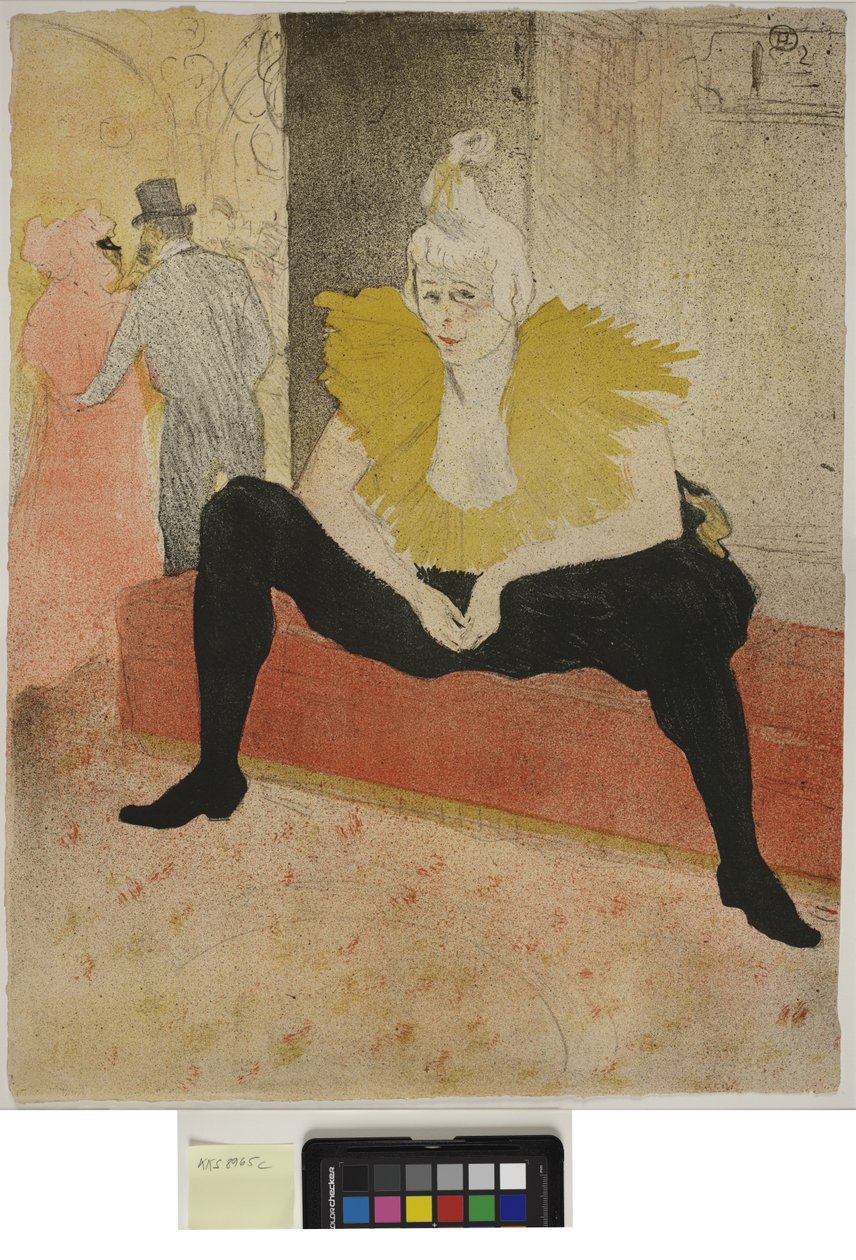 Femme au plateau, Petit Déjeuner, Madame Baron et Mademoiselle Popo - Henri de Toulouse Lautrec