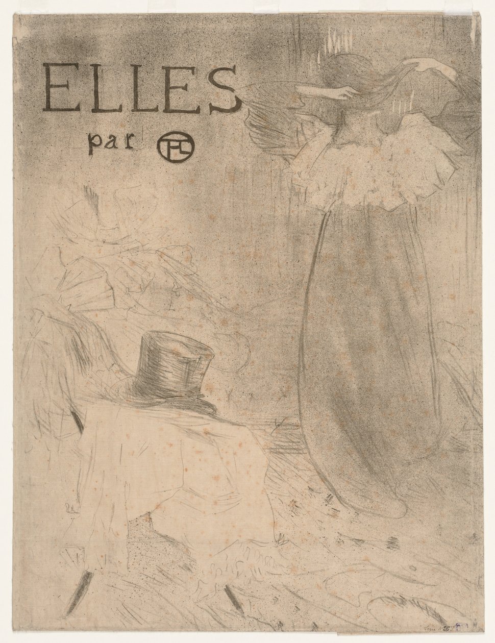 Dossier pour Frontispice de Elles, 1896 - Henri de Toulouse Lautrec