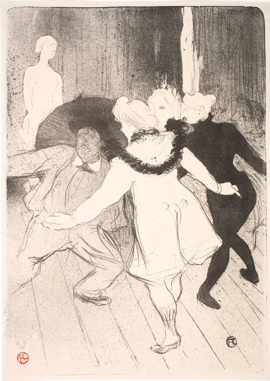 Folies Bergère. Les pudeurs de Monsieur Prudhomme - Henri de Toulouse Lautrec
