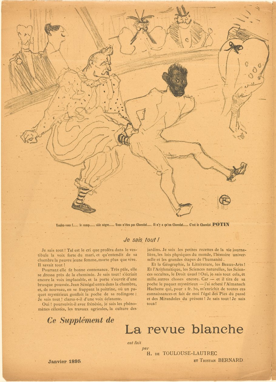 Footit et Chocolat [recto gauche] - Henri de Toulouse Lautrec