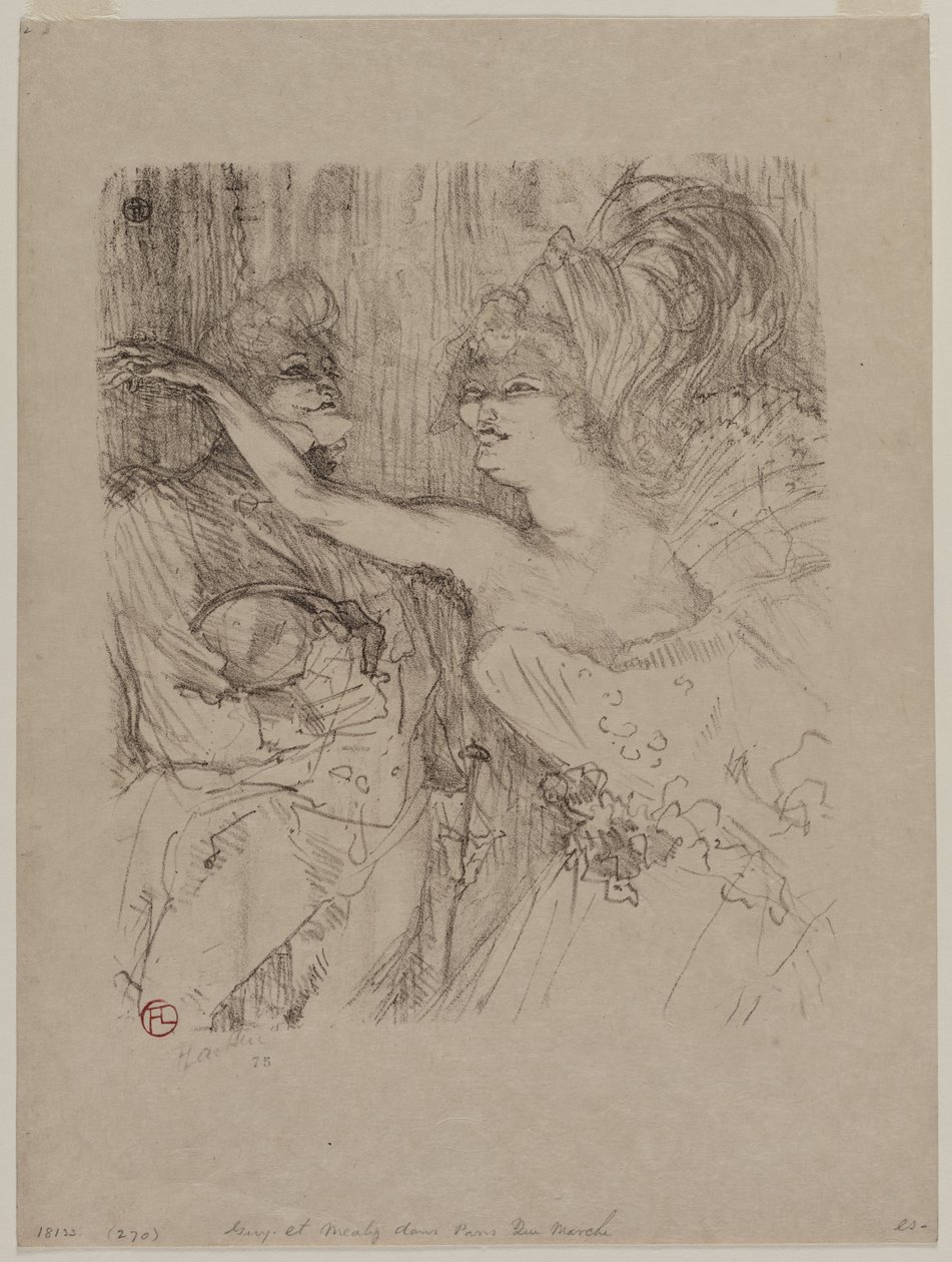 Guy et Mealy, dans Paris qui Marche, 1898 - Henri de Toulouse-Lautrec