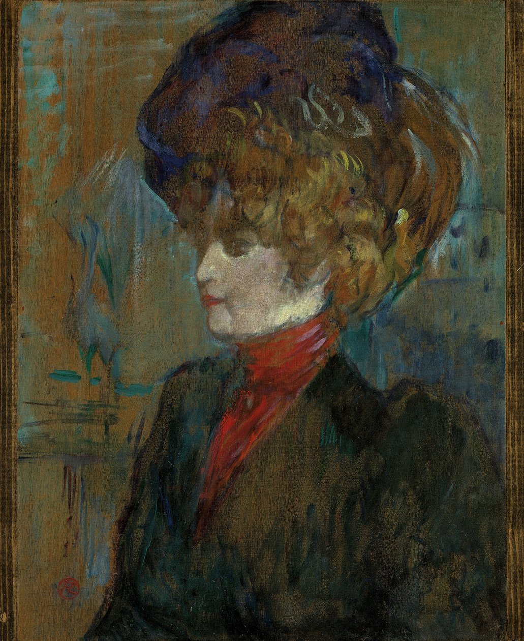 Tête de lady anglaise, 1898 - Henri de Toulouse Lautrec