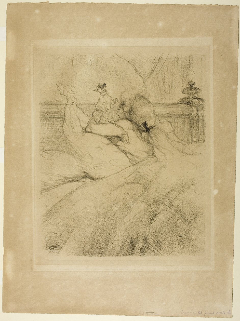 Au lit - Henri de Toulouse-Lautrec