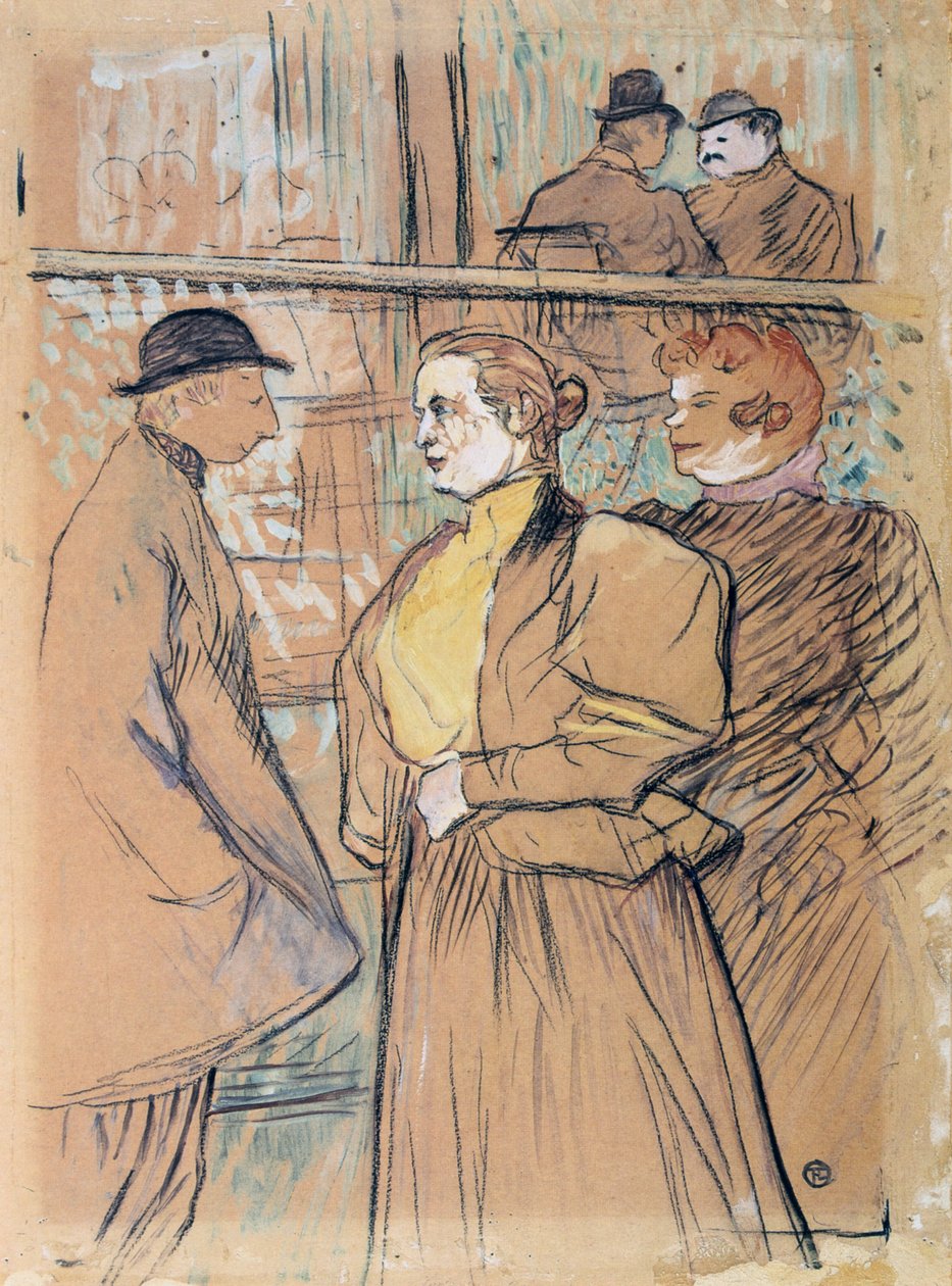 Au Moulin Rouge - Henri de Toulouse Lautrec