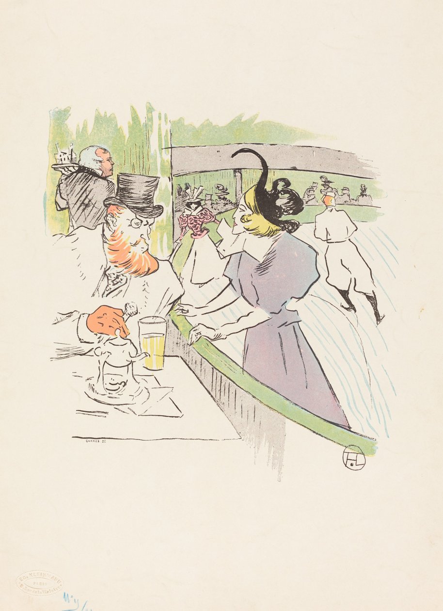 Dans la beauté professionnelle du patinage - Henri de Toulouse Lautrec