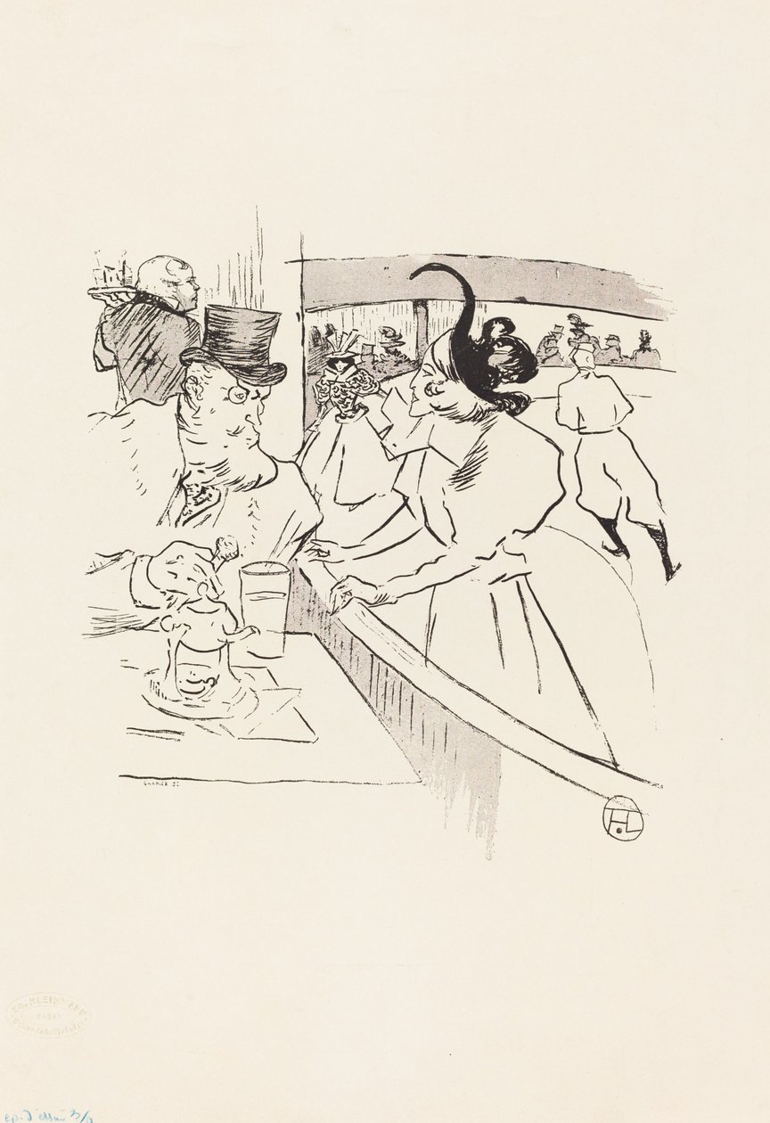 Dans la beauté professionnelle du patinage - Henri de Toulouse Lautrec