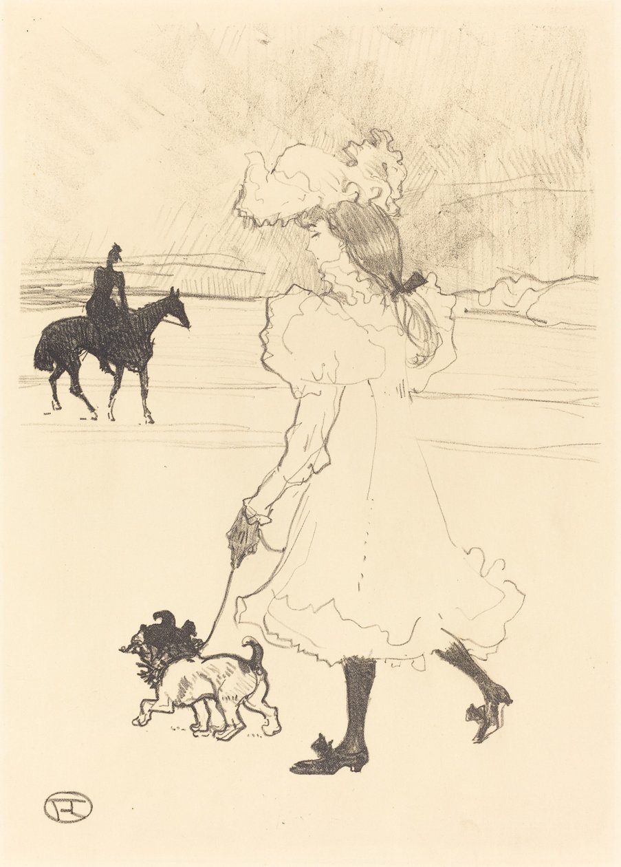 Au bois - Henri de Toulouse Lautrec