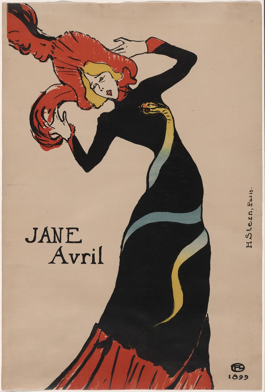 Jane Avril - Henri de Toulouse-Lautrec