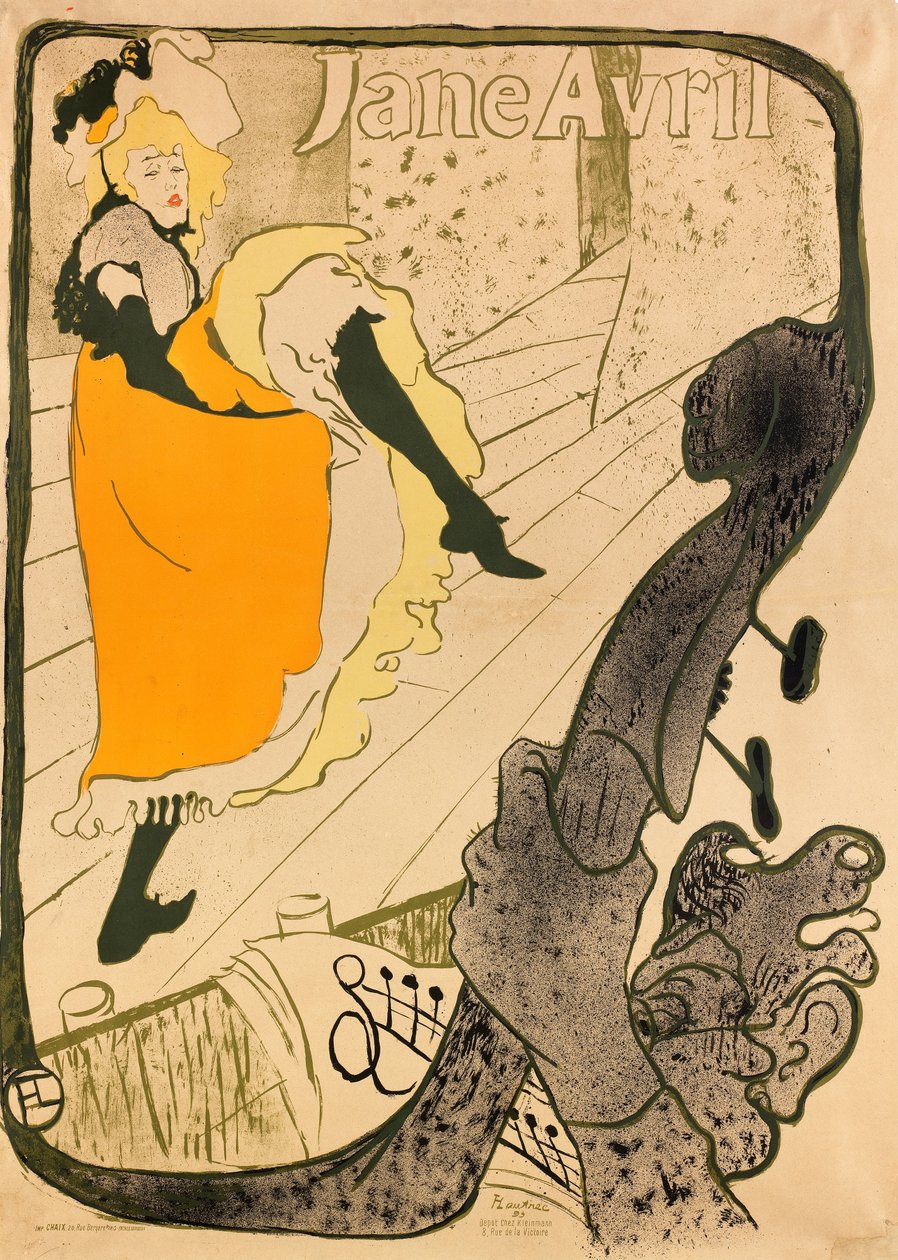 Jane Avril - Henri de Toulouse Lautrec