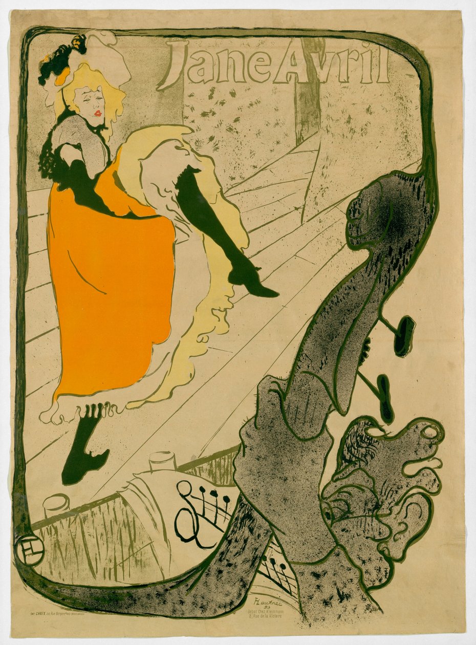 Jane Avril - Henri de Toulouse-Lautrec