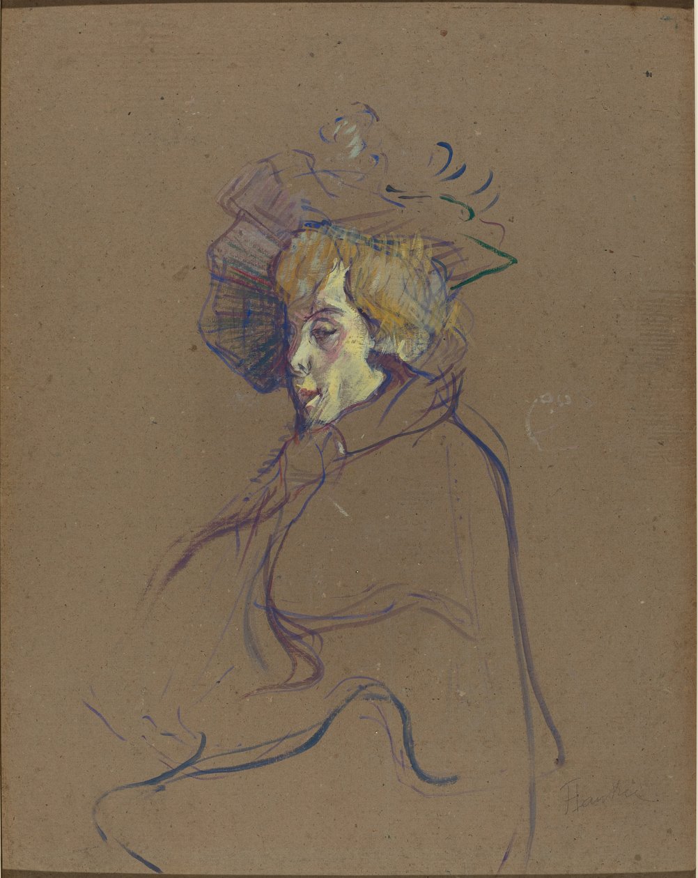 Jane Avril, 1892 - Henri de Toulouse Lautrec