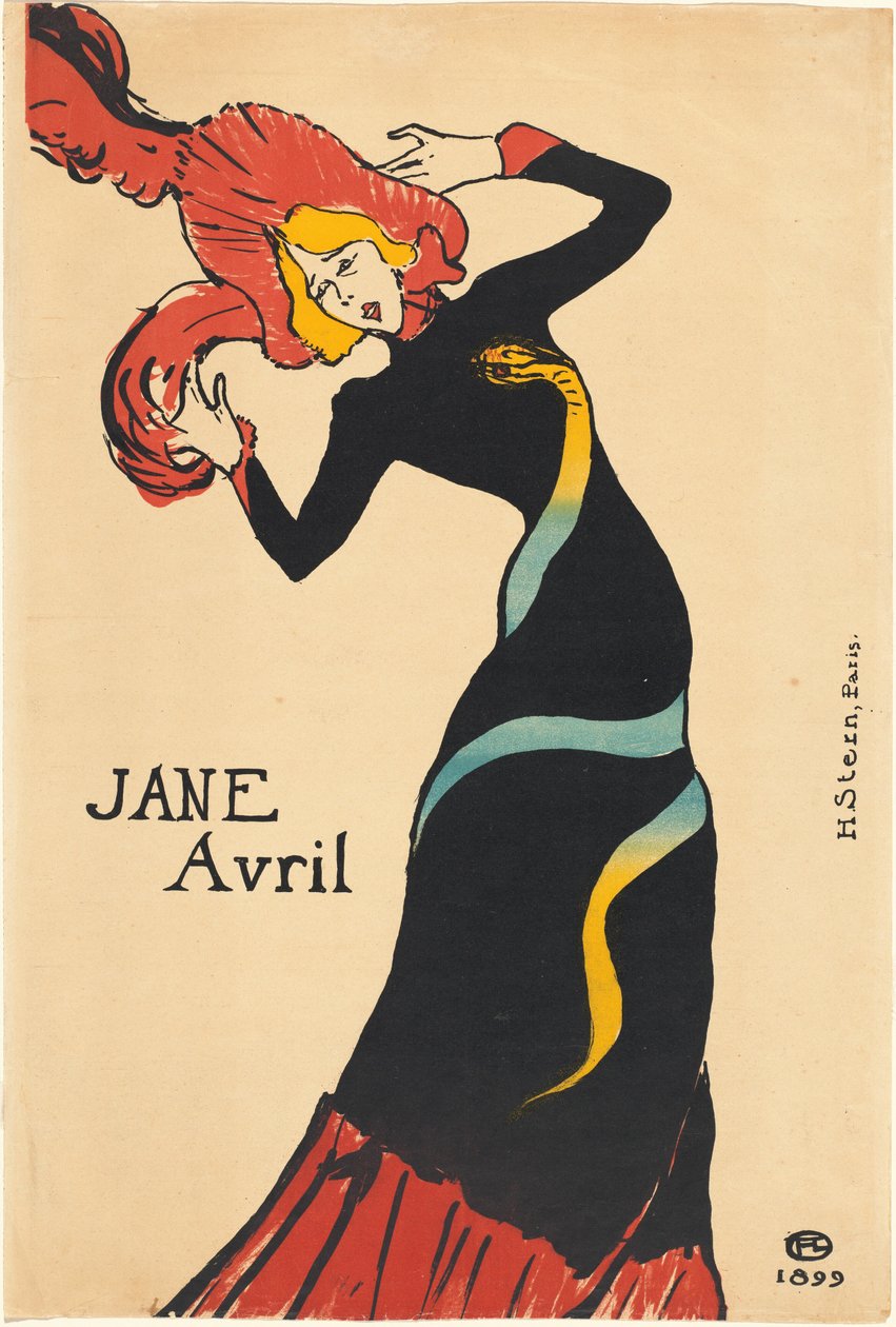 Jane Avril - Henri de Toulouse Lautrec
