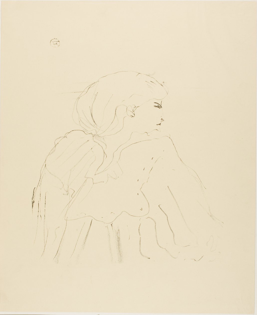 Jane Hading, de Treize Lithographies - Henri de Toulouse Lautrec