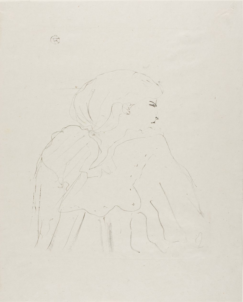 Jane Hading, de Treize Lithographies - Henri de Toulouse Lautrec