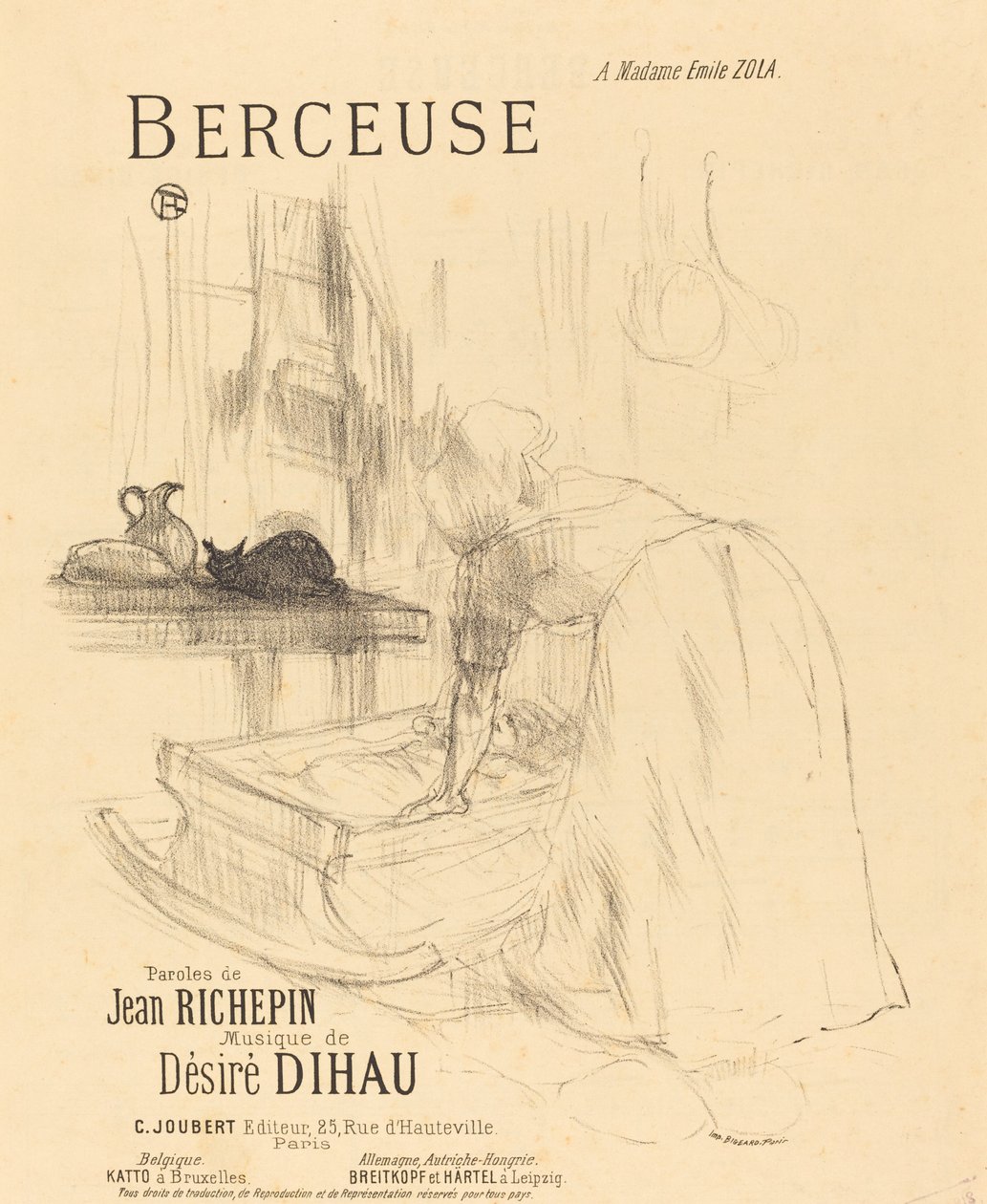 La Berceuse, 1895-1896 - Henri de Toulouse Lautrec