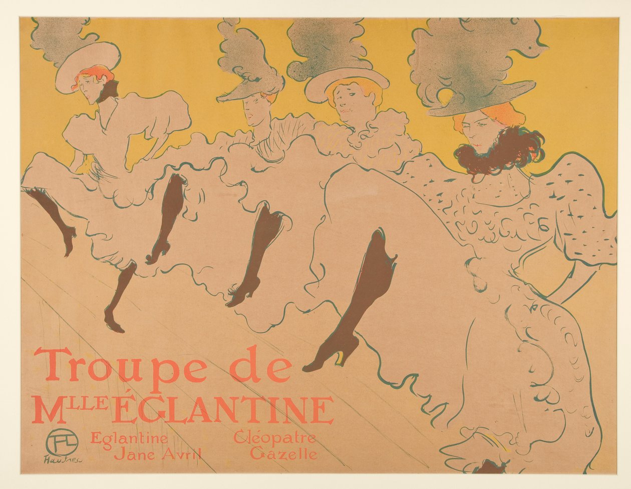 La Troupe de Mademoiselle Eglantine - Henri de Toulouse-Lautrec