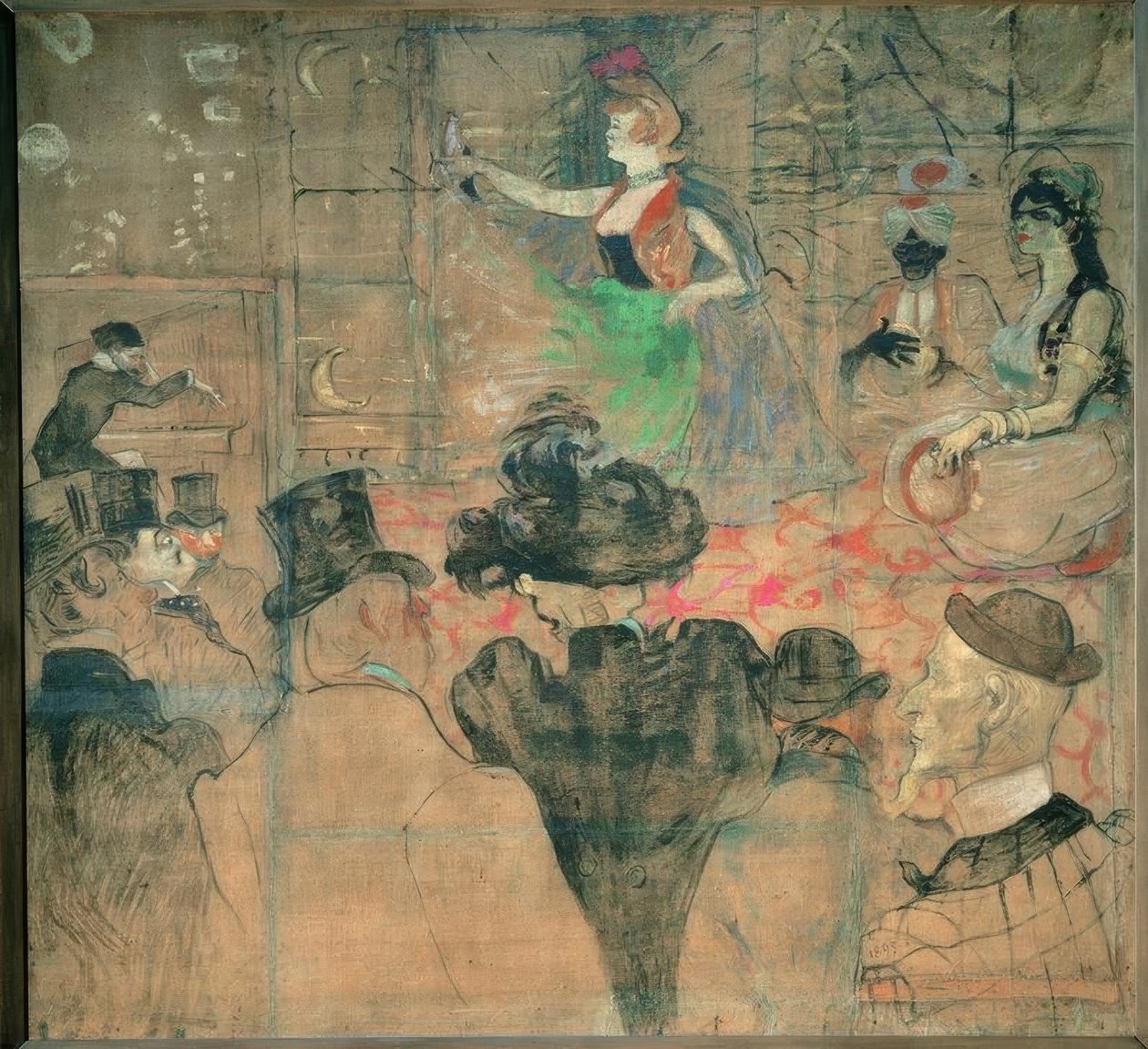 La danse mauresque, ou Les Almées - Henri de Toulouse Lautrec