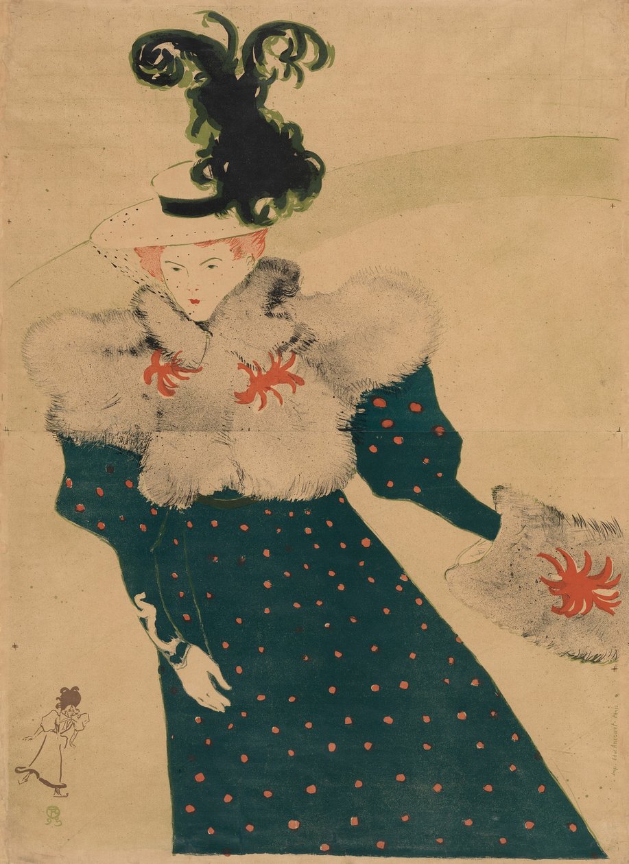 La revue blanche - Henri de Toulouse Lautrec