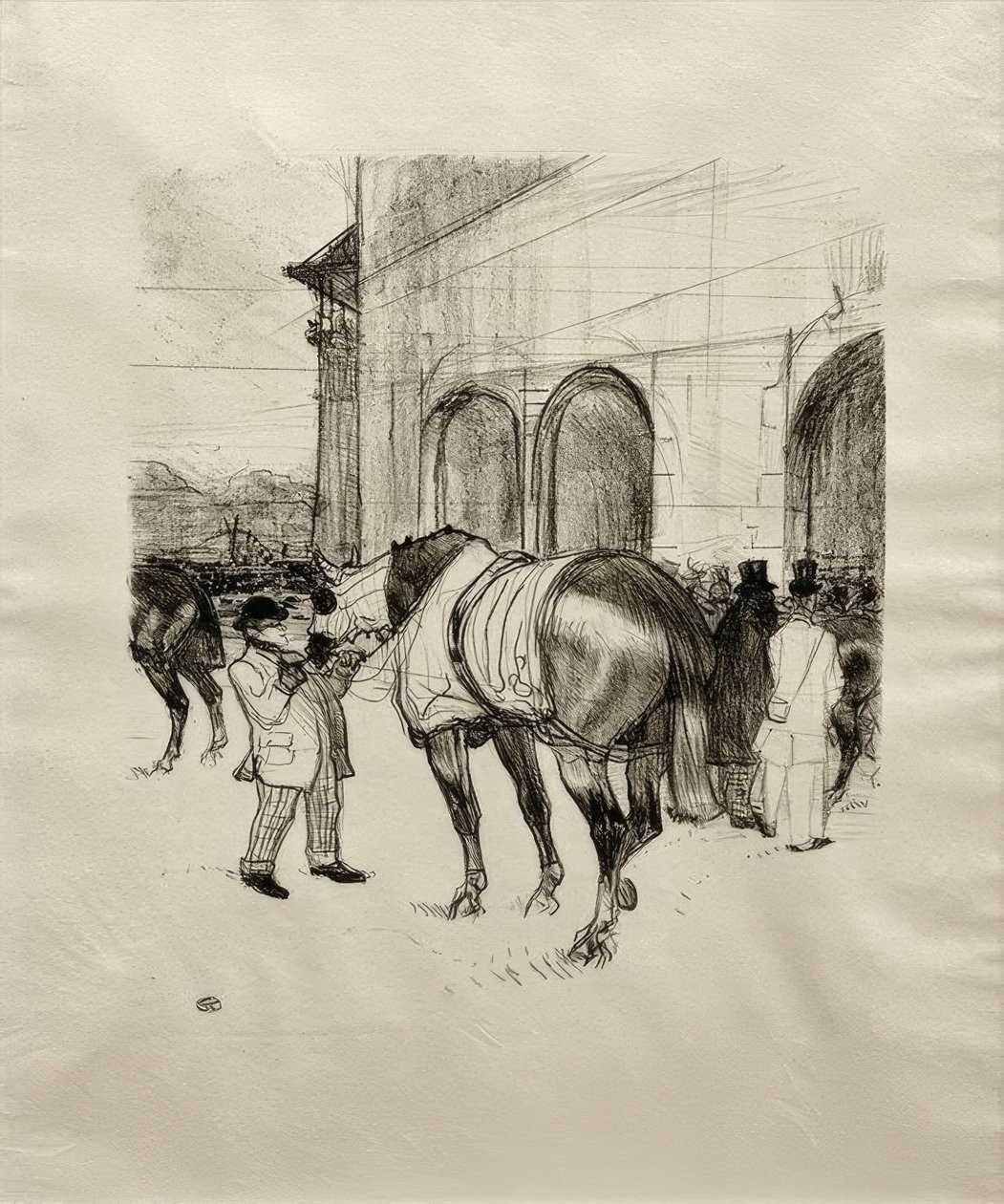 Le Paddock - Henri de Toulouse-Lautrec