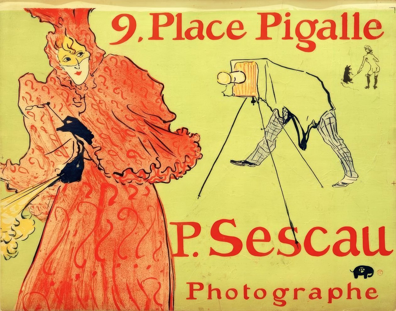 Le Photographe Sescau - Henri de Toulouse Lautrec