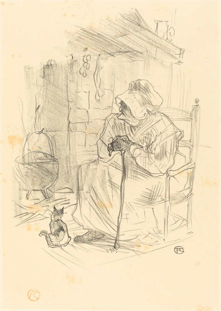 Le secret - Henri de Toulouse Lautrec