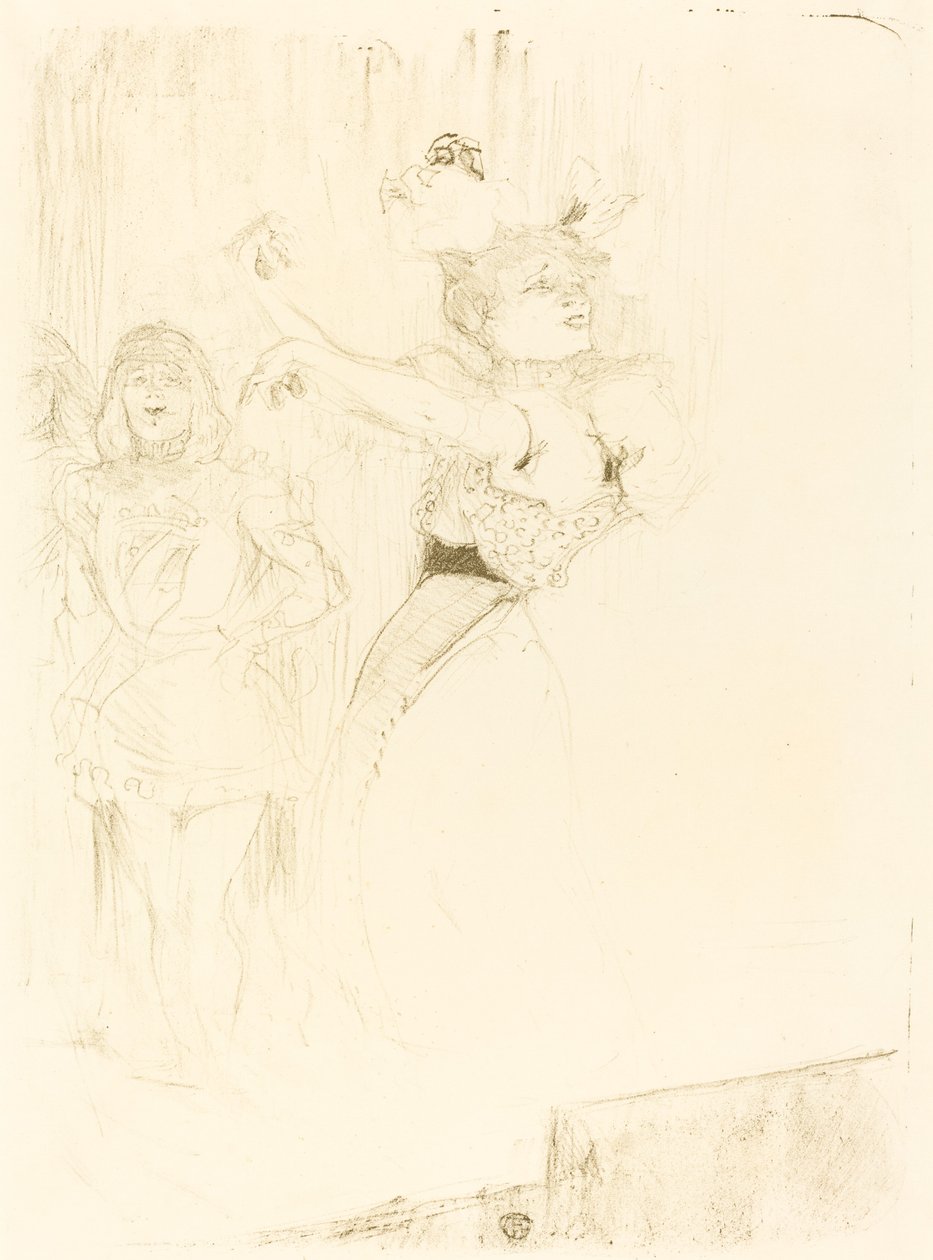 Lender dansant le boléro dans "Chilpéric" - Henri de Toulouse Lautrec