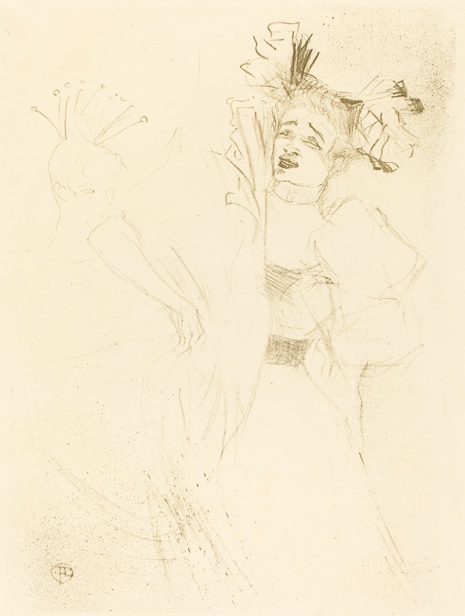 Lender de face dans "Chilpéric" - Henri de Toulouse Lautrec