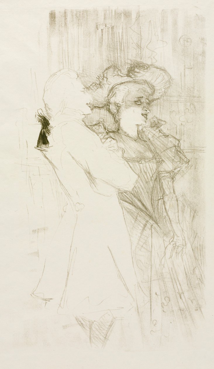 Lender et Auguez dans Le Chant de la Fortune - Henri de Toulouse-Lautrec