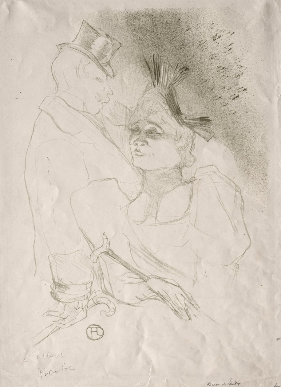 Prêteur et Baron - Henri de Toulouse Lautrec