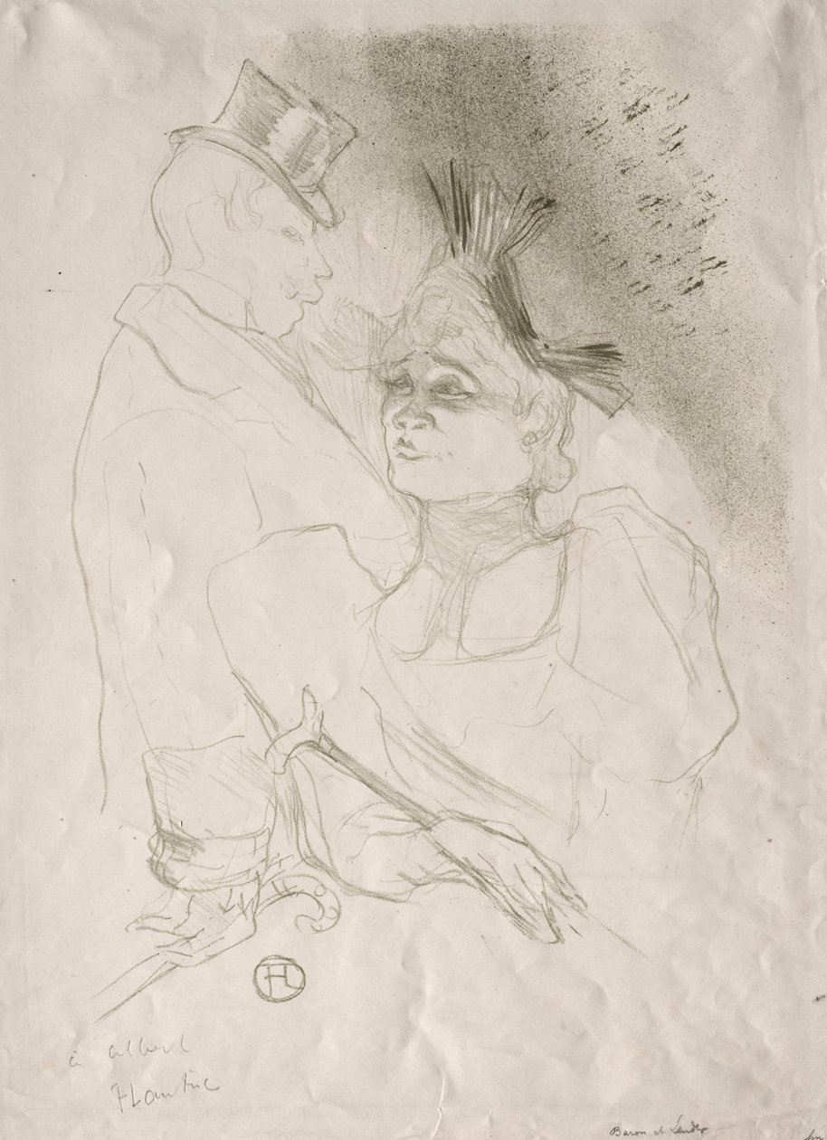 Prêteur et Baron, 1893 - Henri de Toulouse Lautrec