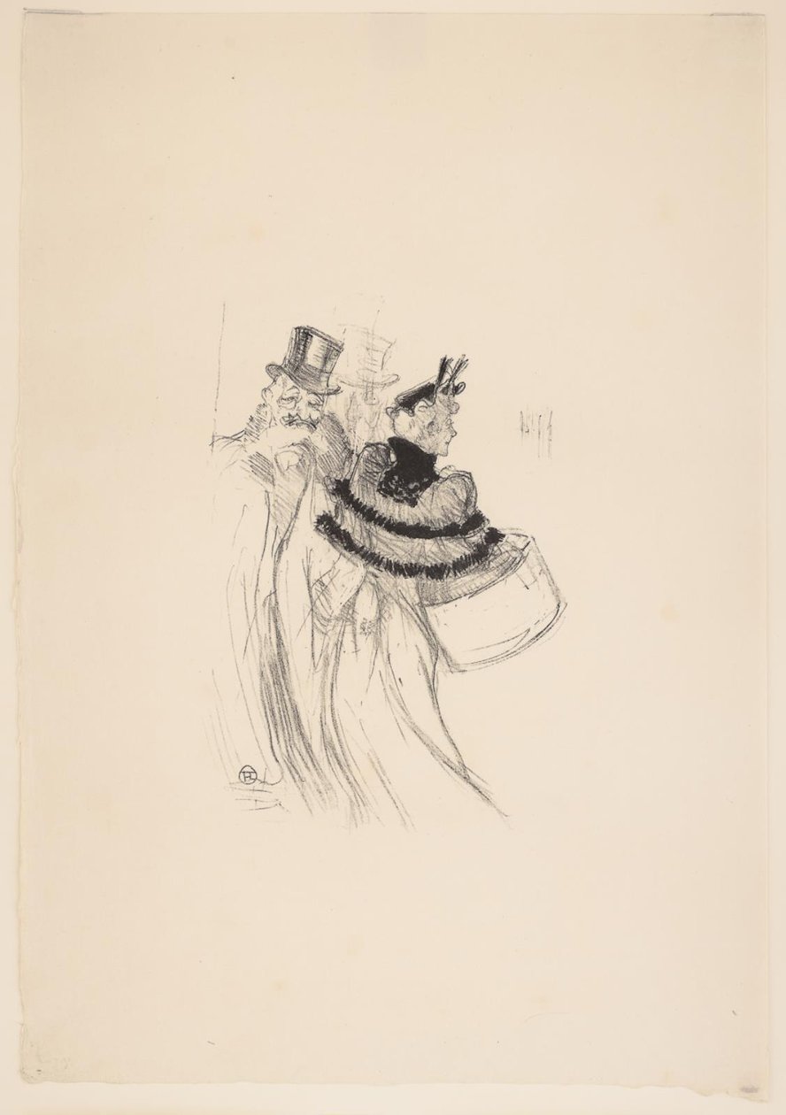 Les Vieux Messieurs - Henri de Toulouse Lautrec
