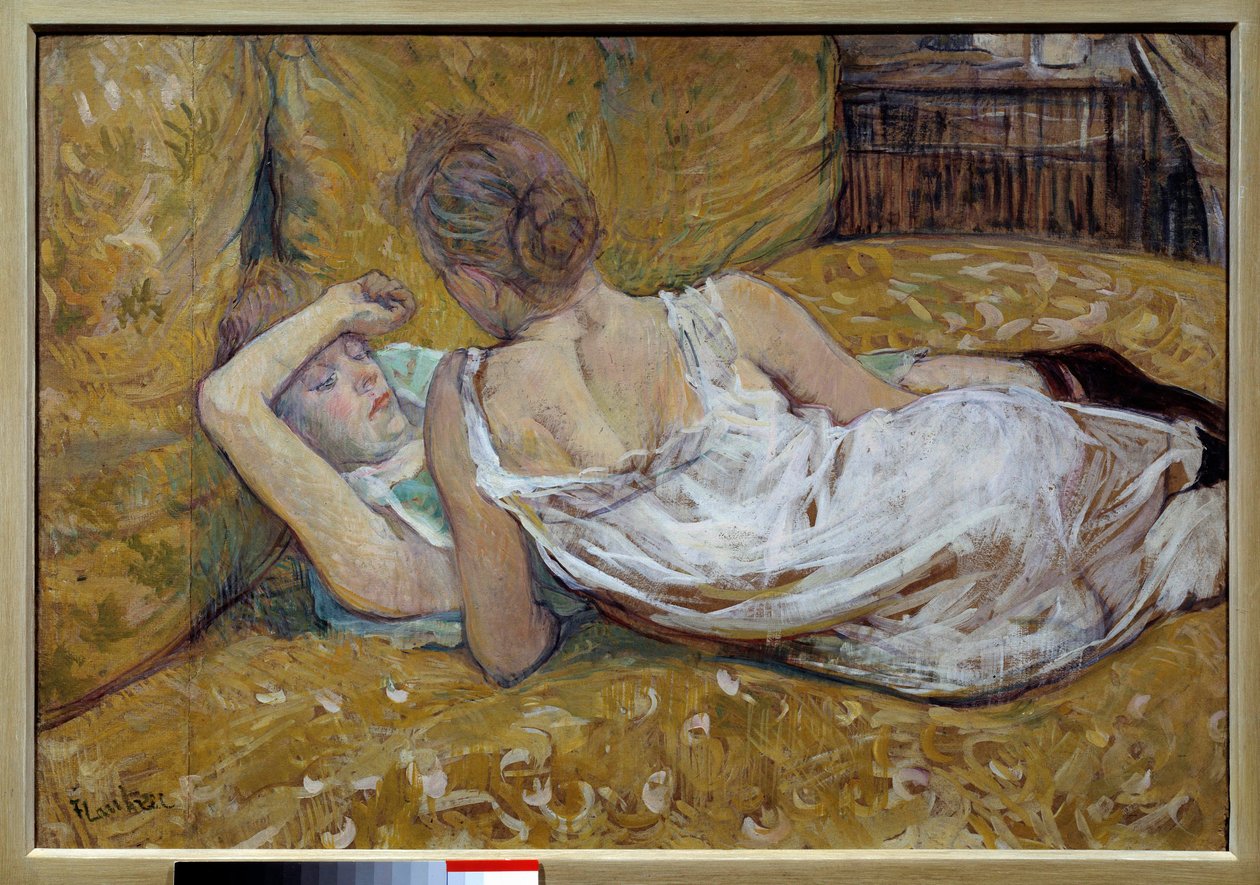 Les deux amies - Henri de Toulouse Lautrec