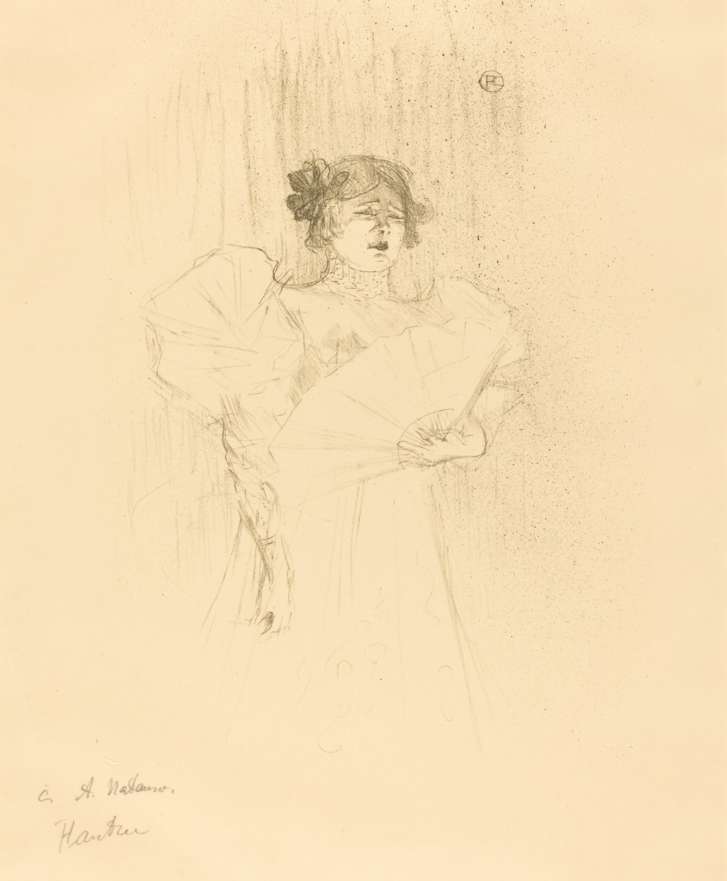 Luce Myrès, de face - Henri de Toulouse Lautrec