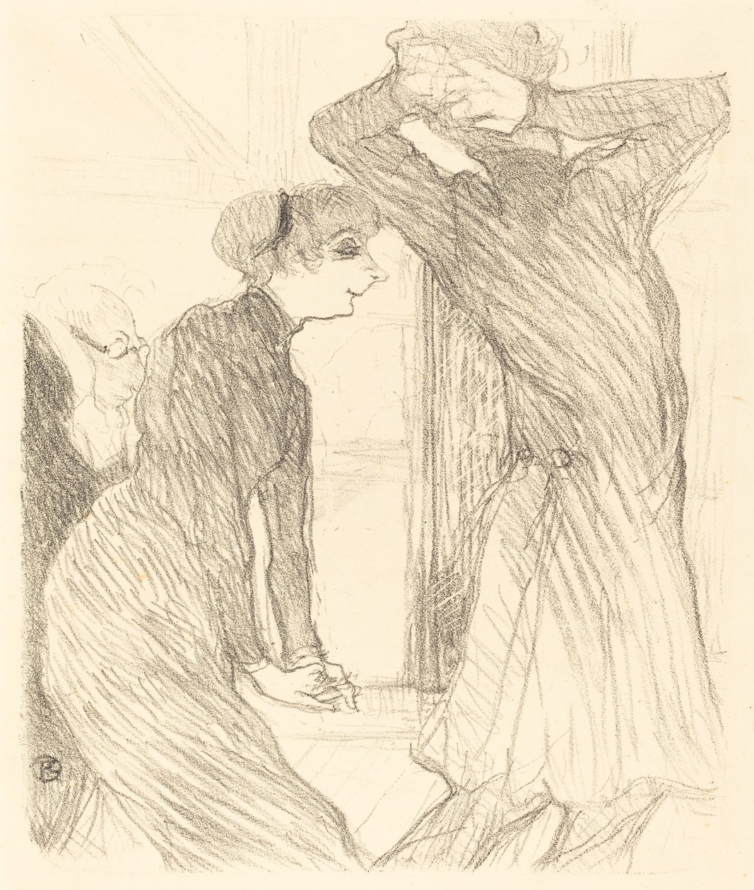 Lugne Poe et Baldy dans "Au-dessus des forces humaines" - Henri de Toulouse Lautrec