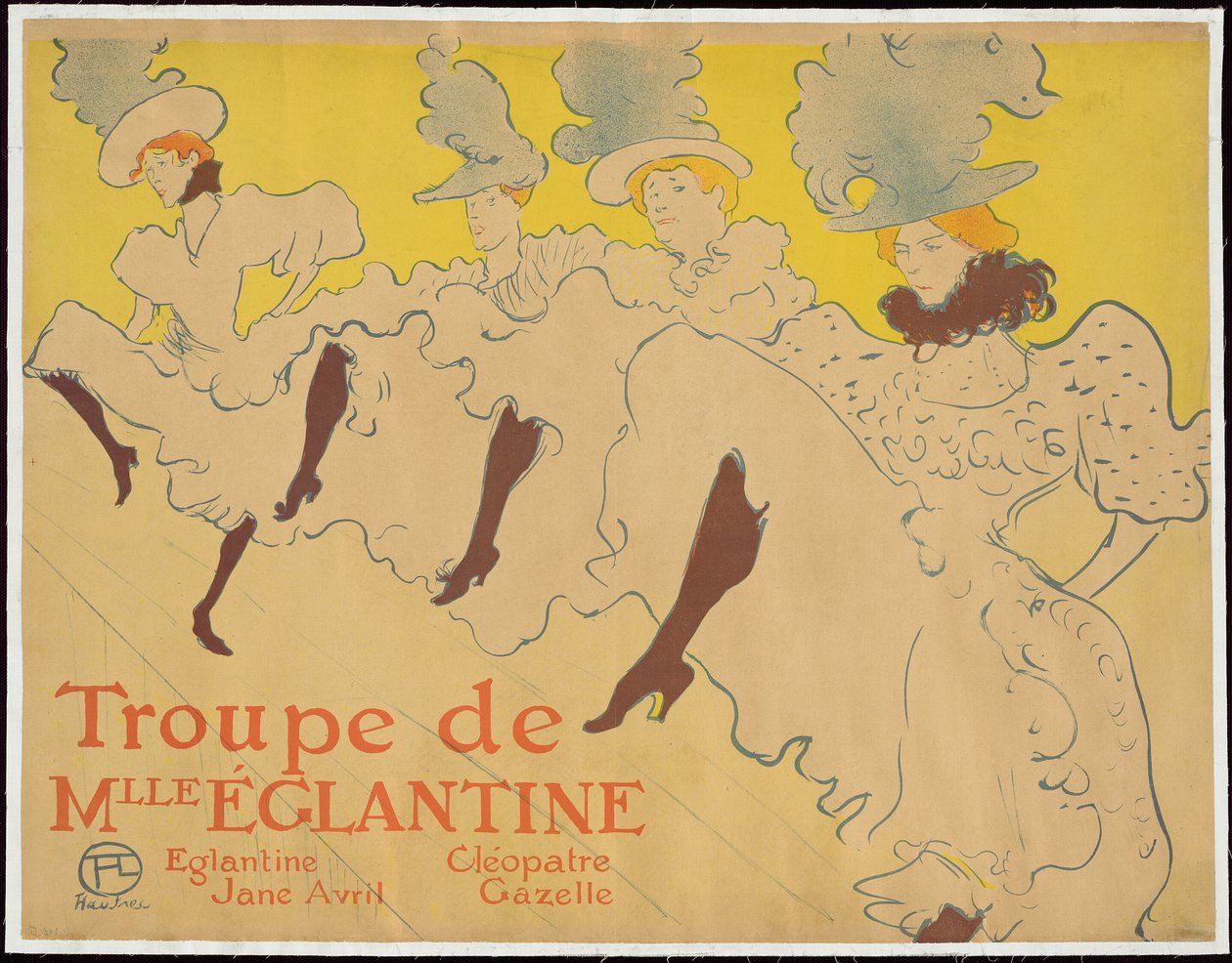 La troupe de Mademoiselle Eglantine - Henri de Toulouse Lautrec