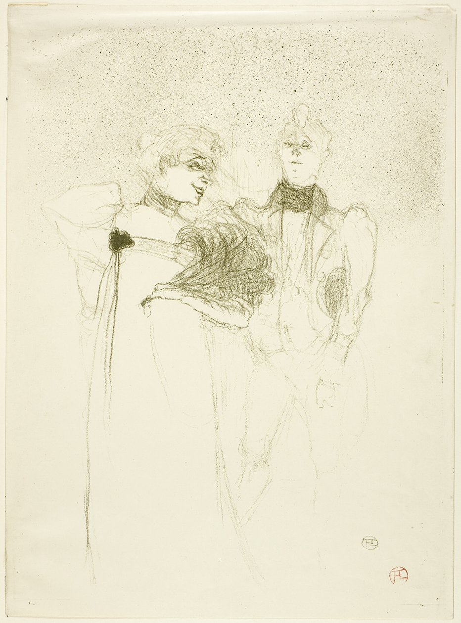 Mademoiselle Lender, dans Madame Satan - Henri de Toulouse Lautrec