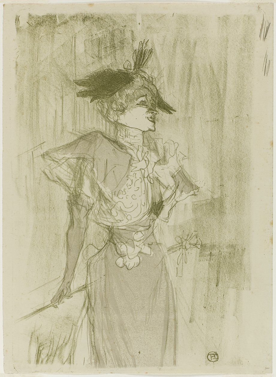 Mademoiselle Marcelle Lender, debout - Henri de Toulouse-Lautrec