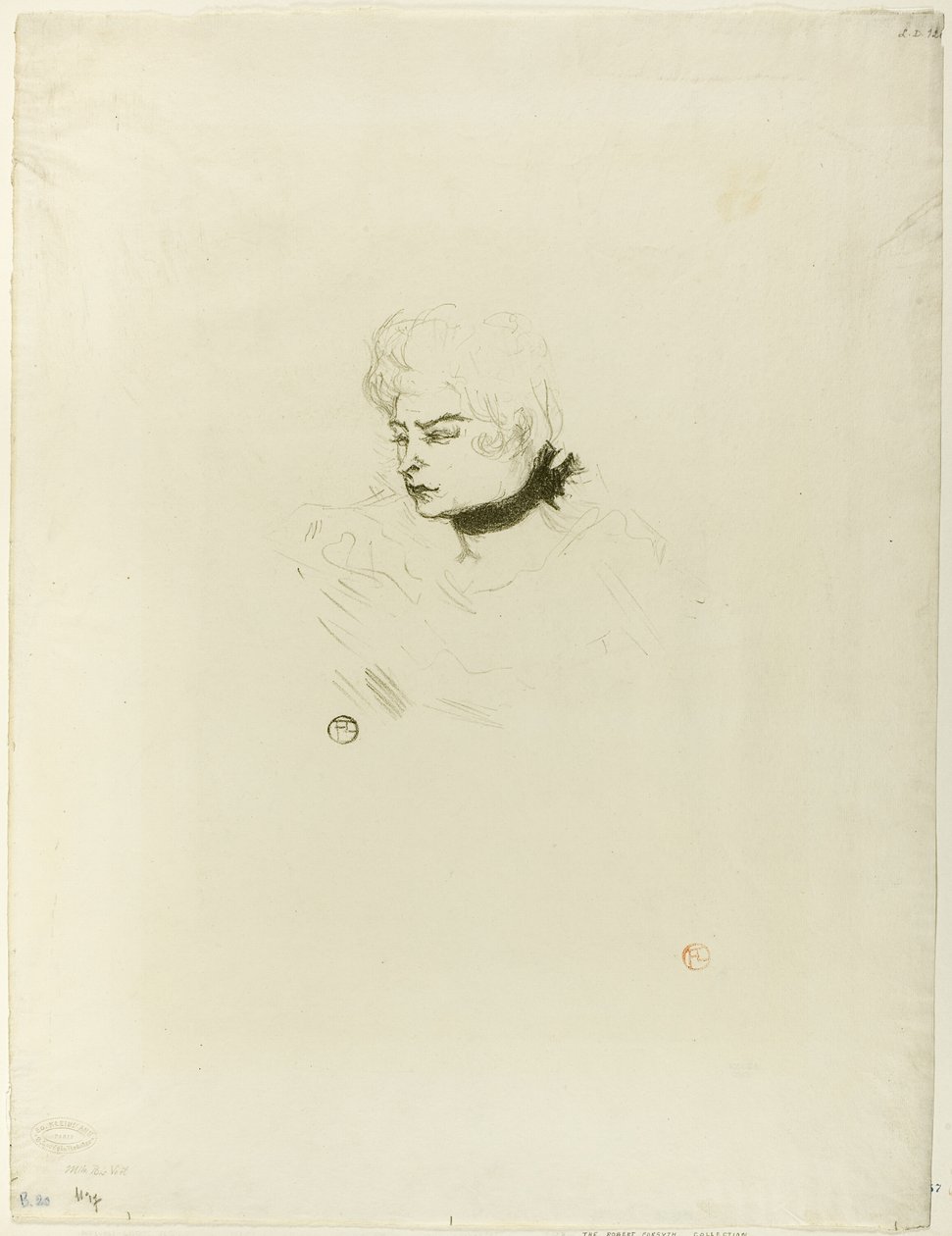 Mademoiselle Pois Vert - Henri de Toulouse Lautrec