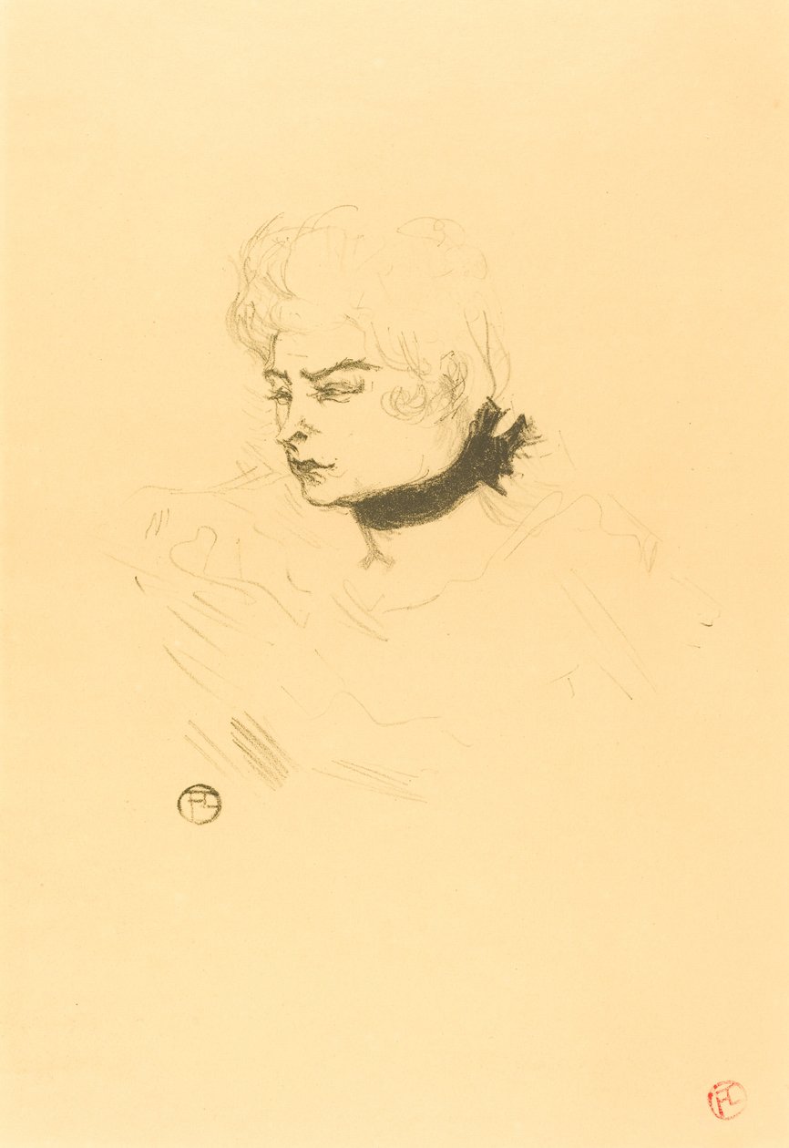 Mlle. Pois Vert - Henri de Toulouse Lautrec