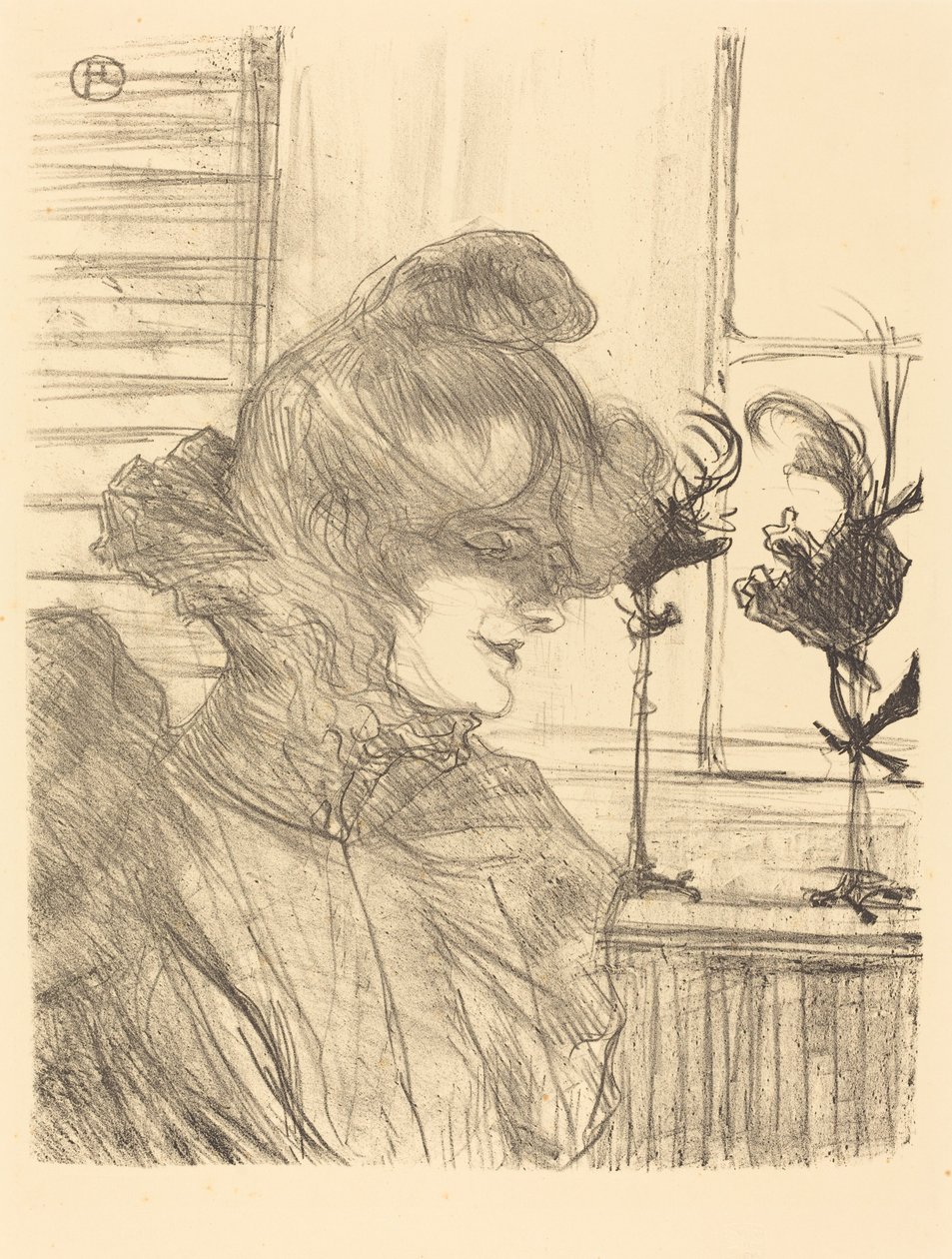 Mme. Le Marguoin, modiste - Henri de Toulouse Lautrec