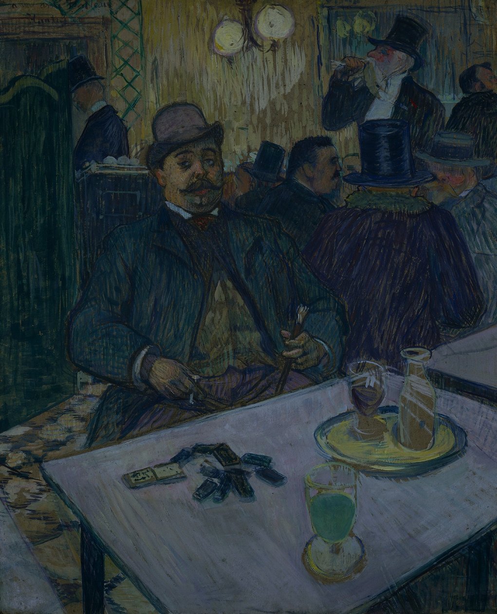 Monsieur Boileau au Café, 1893 - Henri de Toulouse Lautrec