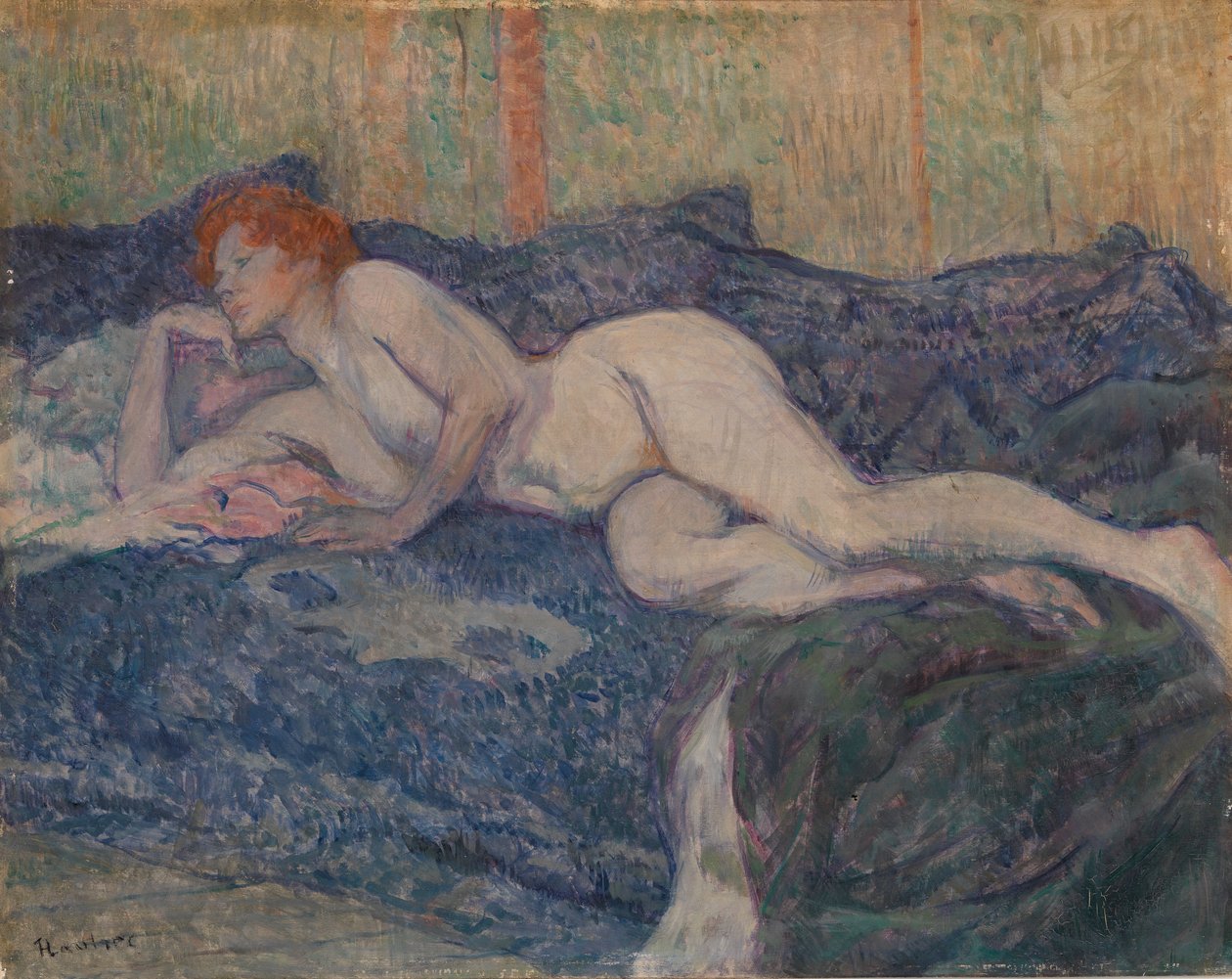 Nu allongé sur un canapé - Henri de Toulouse Lautrec